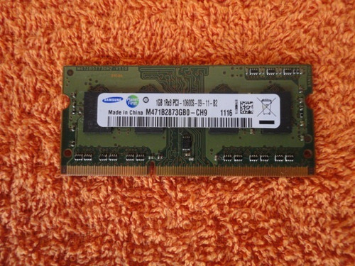 Imagen 1 de 4 de Memoria Para Laptop O Mini-laptop 1gb 1rx8  Pc3-10600s 