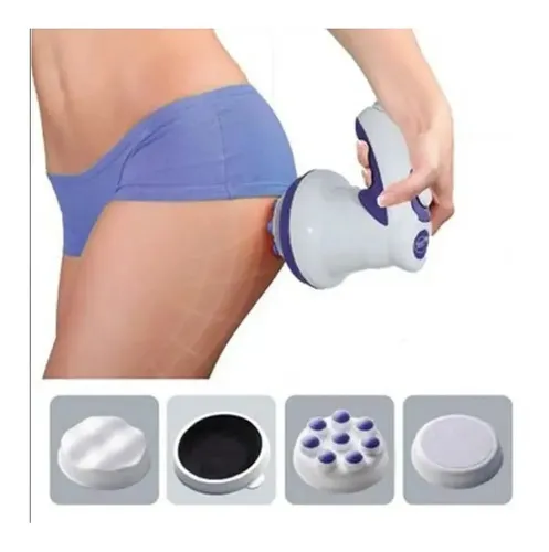 Masajeador Eléctrico Corporal Relax & Tone 4 Cabezaas Relaja
