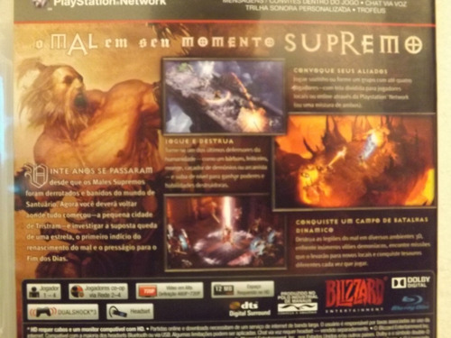 Ps3 Diablo 3 - Completo - Aceito Trocas...