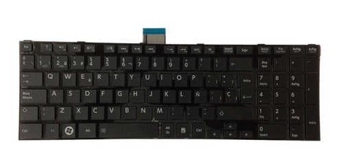 Teclado Toshiba L850 L855 L870 L875 C850 C855 C870 Marco Esp