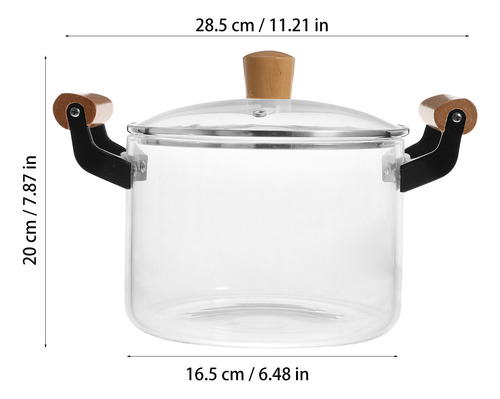 Olla De Cristalería, Ollas Para Cocinar, Olla De Vidrio