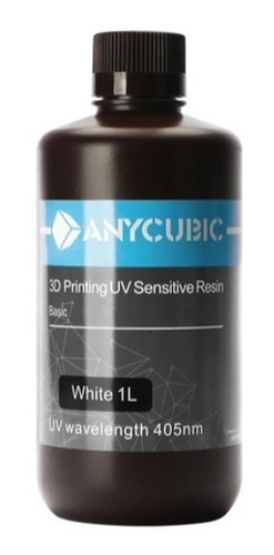 Resina Para Impresión 3d Anycubic 1000ml  Color Blanco