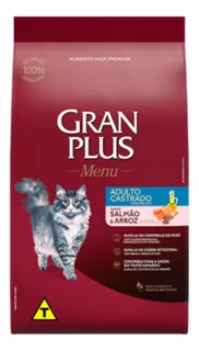 Gran Plus Gato Adulto Castrado - Salmon Y Arroz 10 Kg