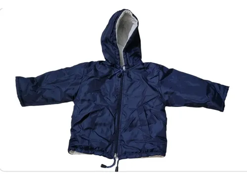comprar Campera Bb Azul Abrigada 12 A 18meses Con Capucha