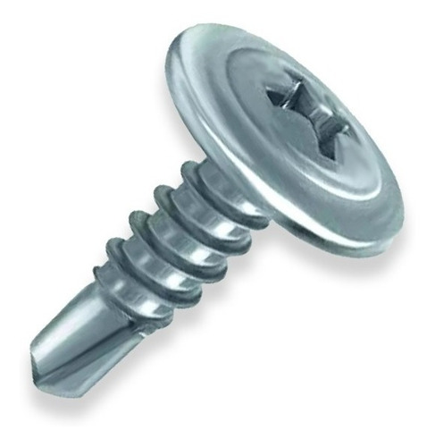 1000 Tornillos Autoperforante T1 8 X 1/2 - 13mm Punta Mecha