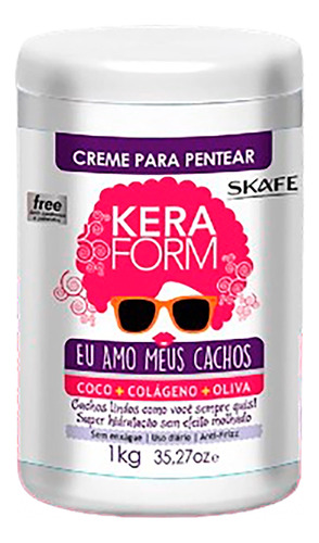 Crema De Peinar Skafe - Keraform  Amo Mis Rizos 