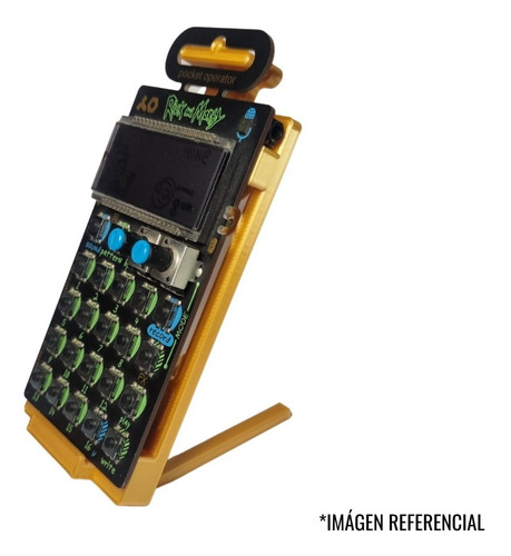 Imagen 2 de 3 de Pocket Operator Stand 3d Dorado Seda