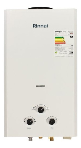 Aquecedor a gás GN Rinnai Digital REU-M150 CFHB branco