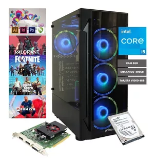 Pc Torre Gamer Core I5 3470 8gb Ram Tarjeta Video R7 450 4gb