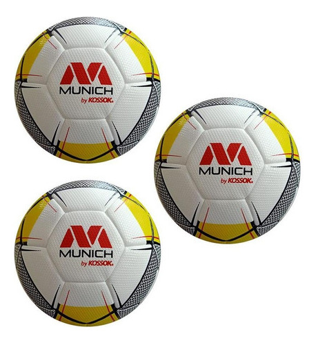 Pelota Munich Rixter Futsal Termosellada Medio Pique X3