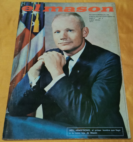 O El Mason Armstrong Aldrin 1971 Revista Peru Ricewithduck