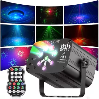 Luces Fiesta Laser Dj Audioritmicas Estroboscopica Proyector