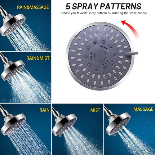 Nuevo Filtered Shower Head Kit, 15-layer Shower Filter 2024