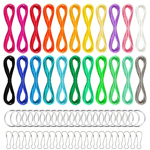 Kit De Cordón De Plástico Gimp De 22 Colores Ensambla...