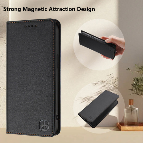 Funda De Piel Tipo Cartera Para Samsung Galaxy S8, Con Funci