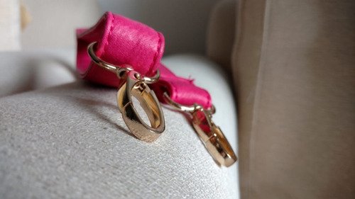 Cartera Beige Y Fucsia Basement