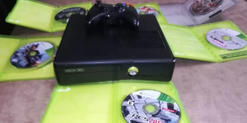 Combo Xbox 360 Con Kinect, 6 Juegos Y 1 Control Como Nuevo 