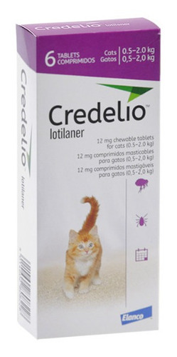 Credelio Gato 0.5 -2.5 Kg *3 Tabletas