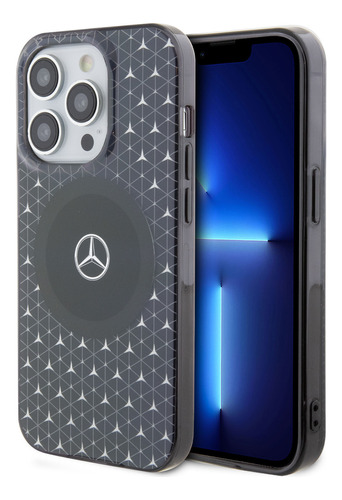 Protector Mercedes Benz Para iPhone 15 Pro Logos Magsafe