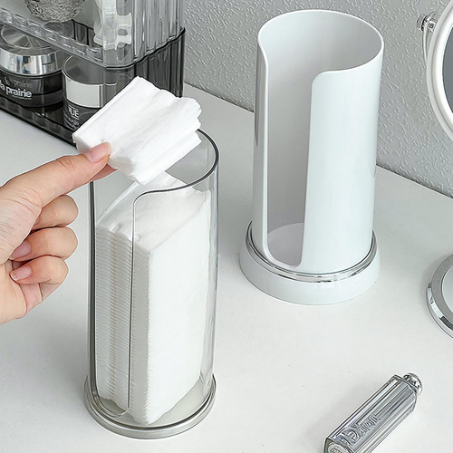 Soporte Para Rondas De Algodón De Maquillaje Organizador De
