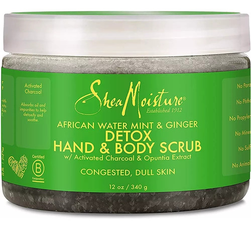 Shea Moisture Humedad De Karité Agua De Menta Africana Y Jen