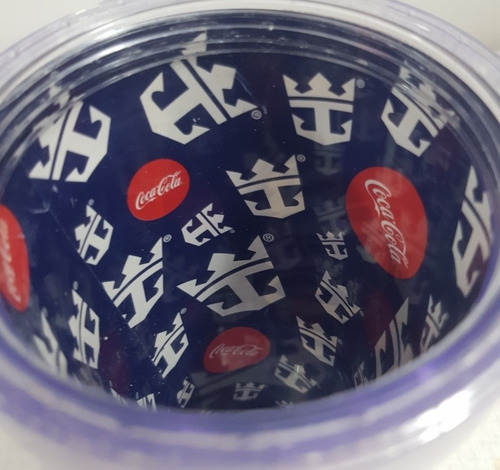 Vaso Coca Cola Royal Caribbean Con Tapa De Coleccion G20 (Usado)