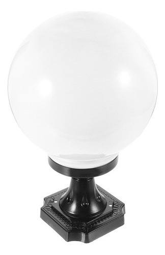 Lámpara De Poste Esférica, Globo De Jardín, Pantalla Esféric