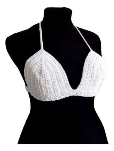 Corpiño Mel Bikini - Tejido En Crochet - Forrado - En Stock