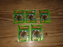 Comprar Lote De 5 Sobres De Figuritas Digimon Frontier. Cromos S. H.