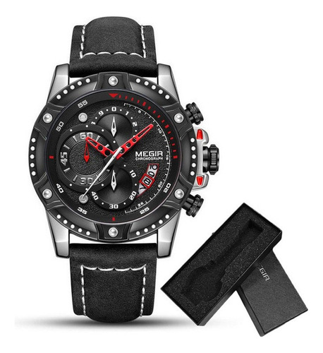 Reloj Deportivo De Cuarzo Megir Calendar Chronograph