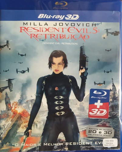 Resident Evil 5: Retribuição Blu-ray Original Novo