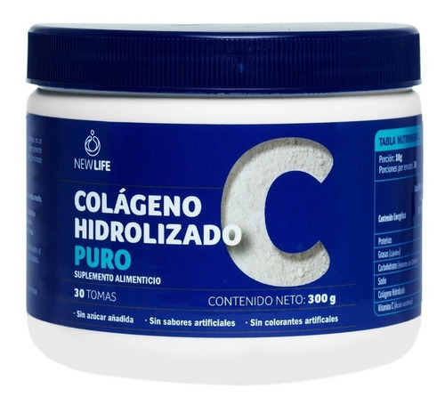 Colágeno Hidrolizado 300gr Sin Sabor Sin Azúcar - Essentials