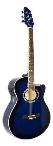 Guitarra Electroacustica Leonard Con Corte La262bk Eq