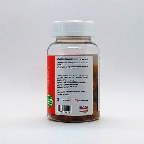 Imagen 3 de 7 de Multivitaminico Minerales 60 Gomitas - 8 Vitamins Gummies