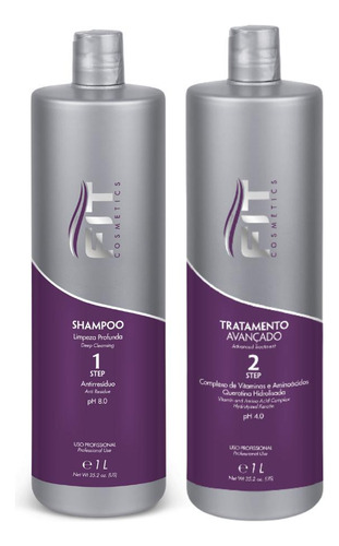 Progressiva Fit Cosmetics Tratamento Avançado 1l Shampoo 1l