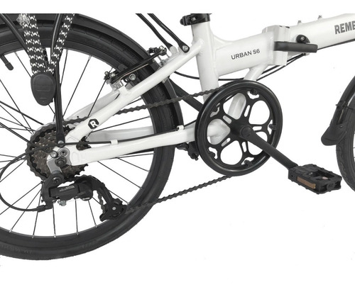 Imagen 3 de 3 de Bici Plegable Rembrandt Freno V-brake Urban S6 Rod 20