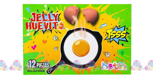 Gomitas De Huevo Estrellado Jelly Huevito (6 Piezas)