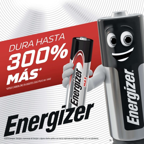 Imagen 5 de 10 de Pilas Aaa Energizer Max Alcalina Pack 4 Unidades
