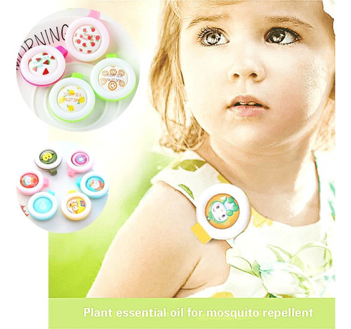 Imagen 5 de 9 de Botón Anti Mosquitos Repelente Zancudo Para Ropa Bebé Niños