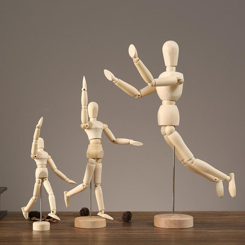 Maniquí De Artista Con Articulaciones Flexibles, Maniquí L