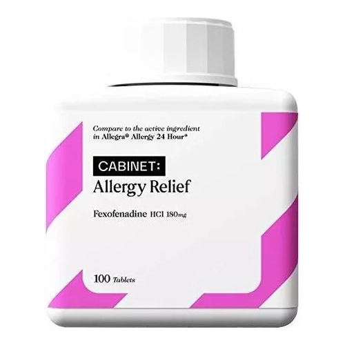 Cabinet: Fexofenadine Hcl 180mg | 24-hour Allergy Medicine 