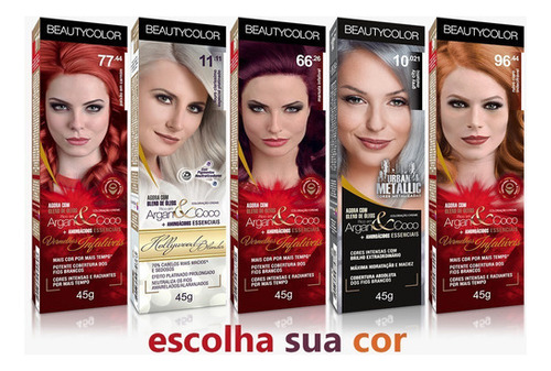  Coloração Kit Beautycolor Todas As Cores - Tinta Para Cabelo Tom 12.112 Louro Ultra Claríssimo Especial Extra Cinza