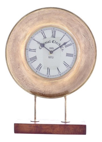 Reloj Decorativo Amalfi Gold De Mesa