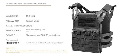 Outdoor Jpc Tactical Vest Lightweight Multi Function