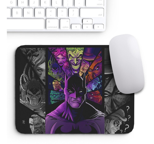 Mousepad Batman 19,5x23,5 Cm 0,5 Cm Espesor