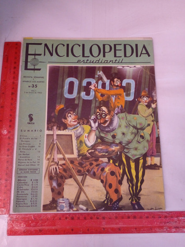 Revista Enciclopedia Estudiantil No 35 Enero De 1962