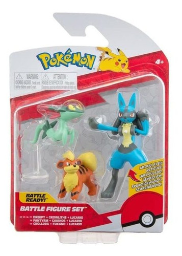 Pokèmon Pkw2677 Juego De Figuras De Batalla - Viene Rgvxy