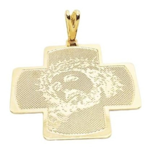 Dije En Oro 18k Laminado Cruz De Cristo Catolico Religioso  