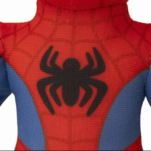 Spiderman Con Sonido, Dice Frases De Superheroes, 30 Cm. Azul Acero