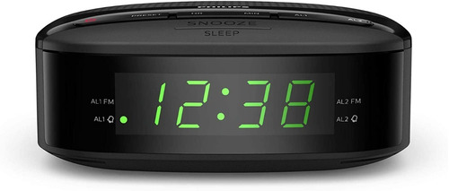Radio Reloj Despertador Digital Philips 2 Alarmas Snooze Ch